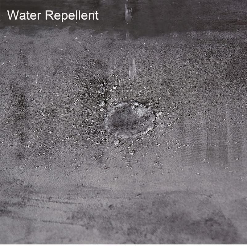 Velvet Dark Grey Shower Curtains for Bathroom,260 GSM Heavy Duty Fabric Luxury Shower Curtain with Hooks, Thicken, Washable, Waterproof for Hotels, Bathtubs, 72 x 72 inches